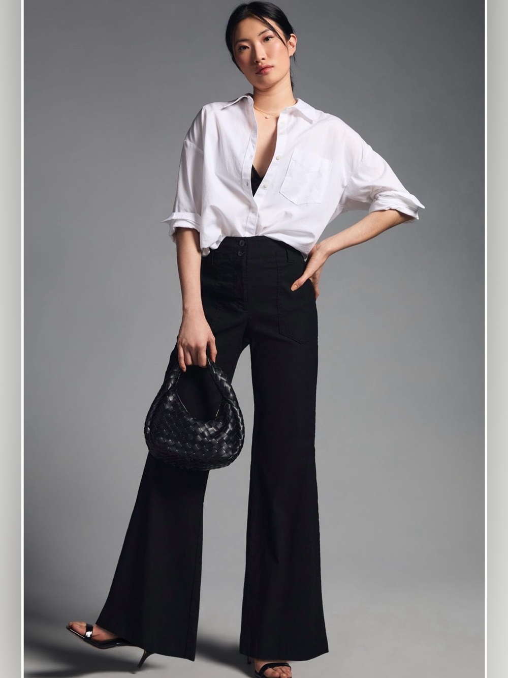 Anthropologie Naomi Wide-Leg Flare Pants by Maeve | Size 12